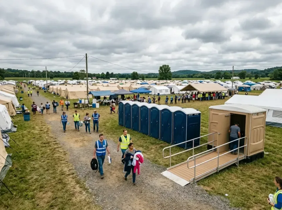 disaster-relief-camp-restrooms-010 — frequently asked questions, Dumpster & Portable Bathrooms Rental in Wixom, MI